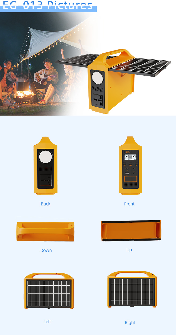 Eg013Li Power Supply: Yellow-Black Armor with Solar Wings
