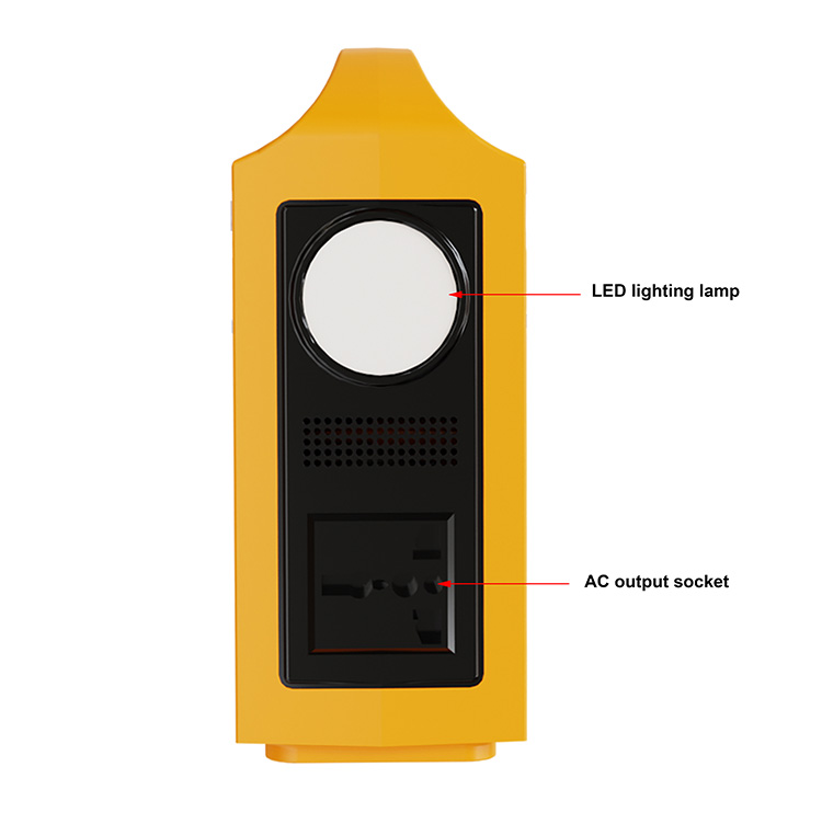 Eg013Li Power Supply: Yellow-Black Armor with Solar Wings