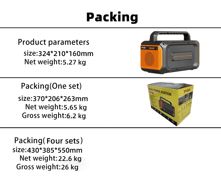 Detailed introduction of portable music power station