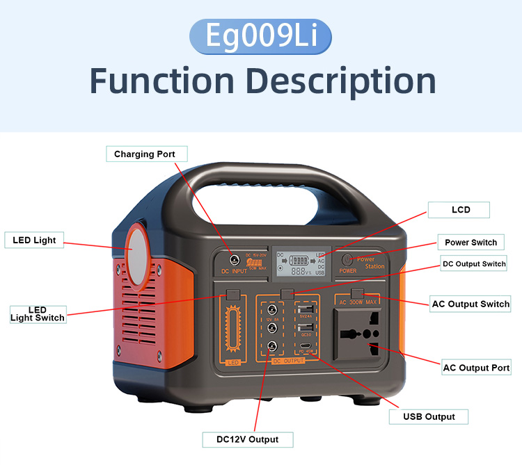Eg009Li Portable Power Station — Lightweight, Practical, Cost-effective Eg009Li Portable Power Station — Lightweight, Practical, Cost-effective