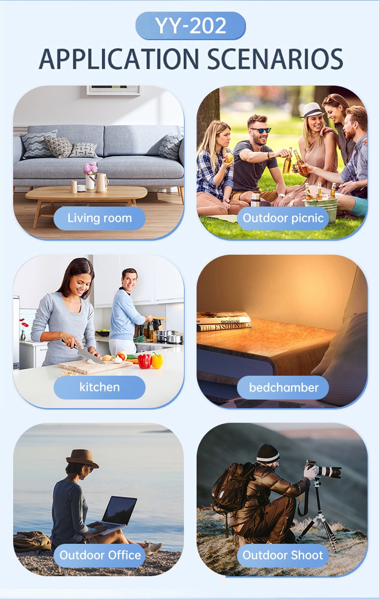 YY-202 Music Power Station: Lightweight and Efficient, the Perfect Blend of Outdoor Energy and Music