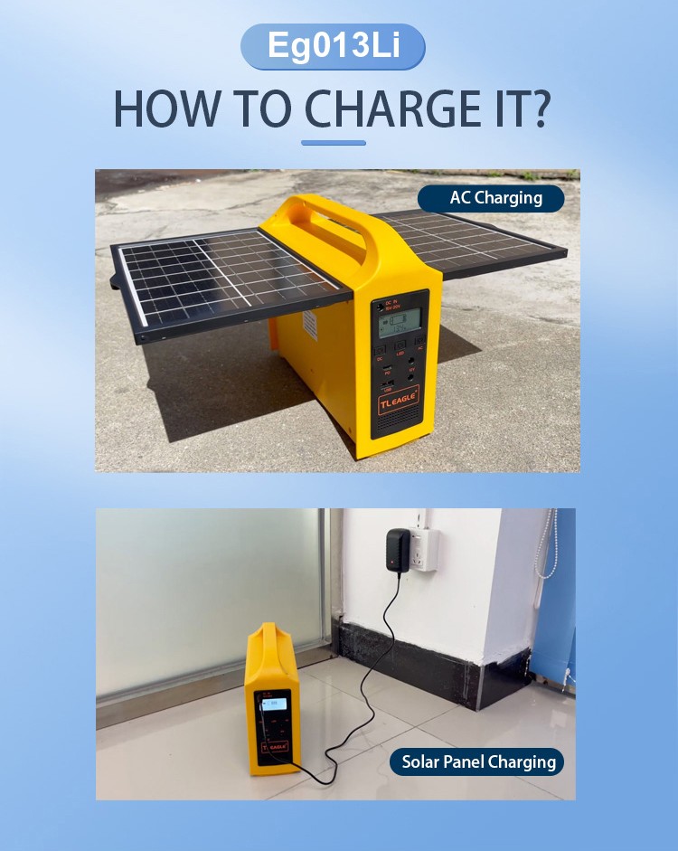 Lightweight and portable, worry-free power station – Eg013Li Portable Power Station