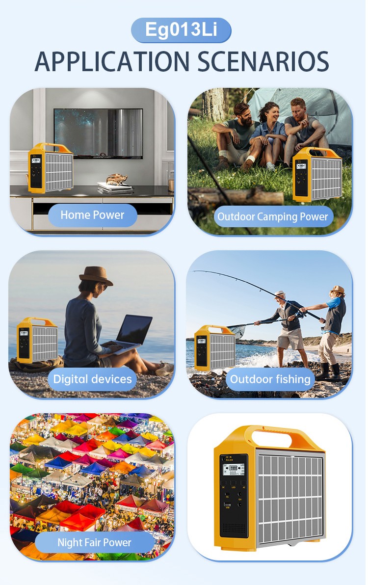 Lightweight and portable, worry-free power station – Eg013Li Portable Power Station