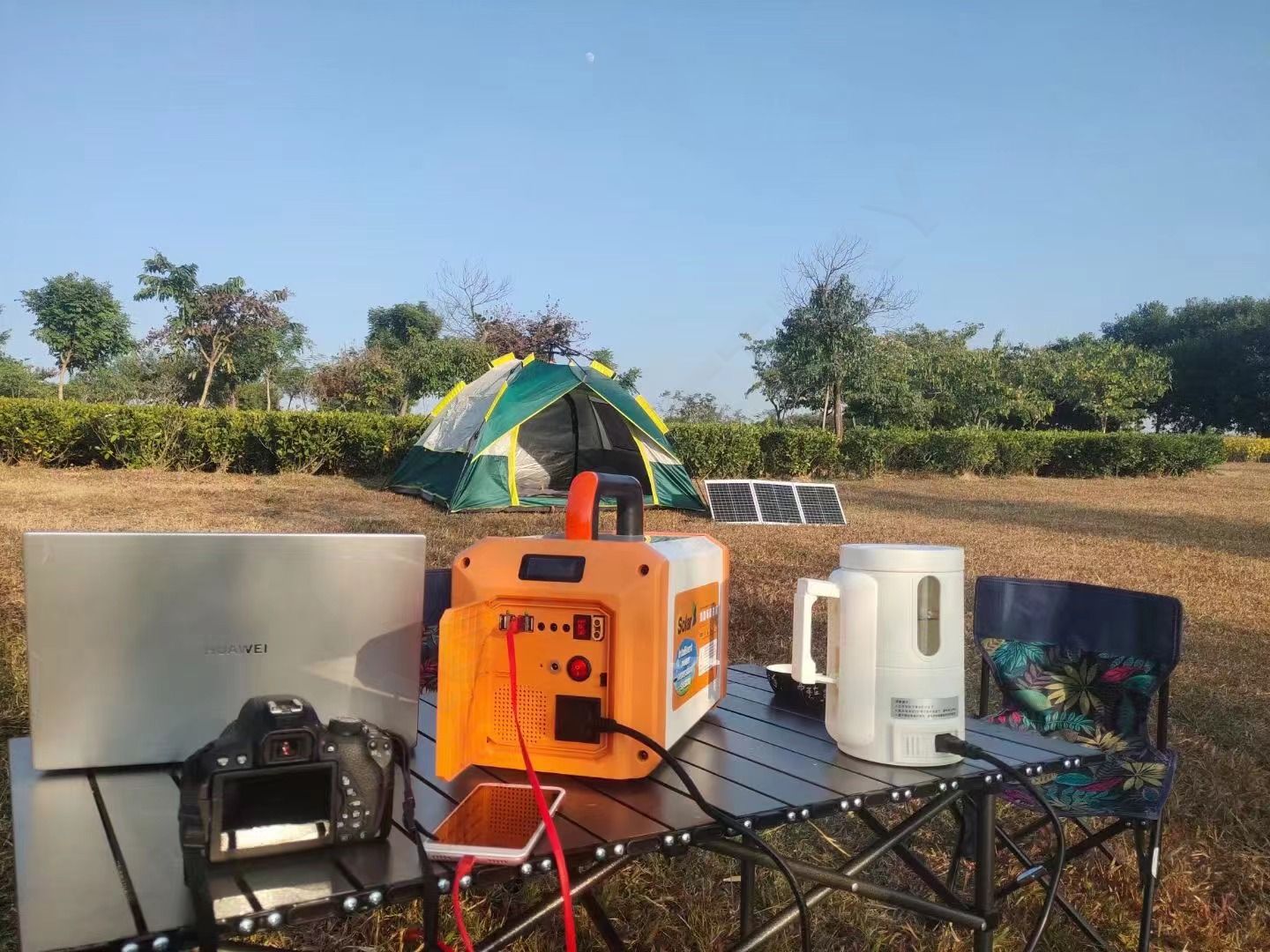 Solar + Mains Dual Charging, Green Energy with Zero Carbon Footprint​