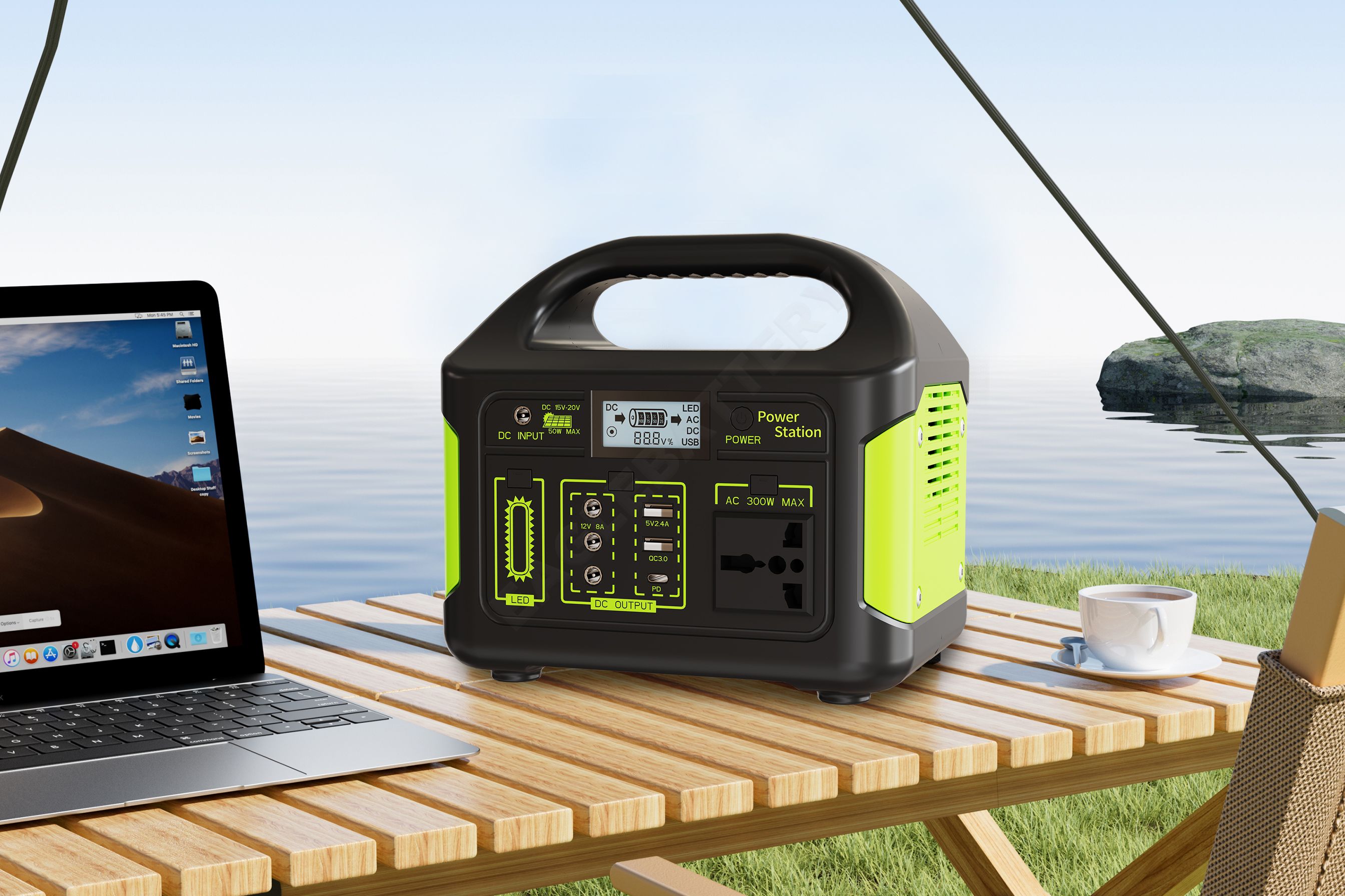 Components of a portable power station