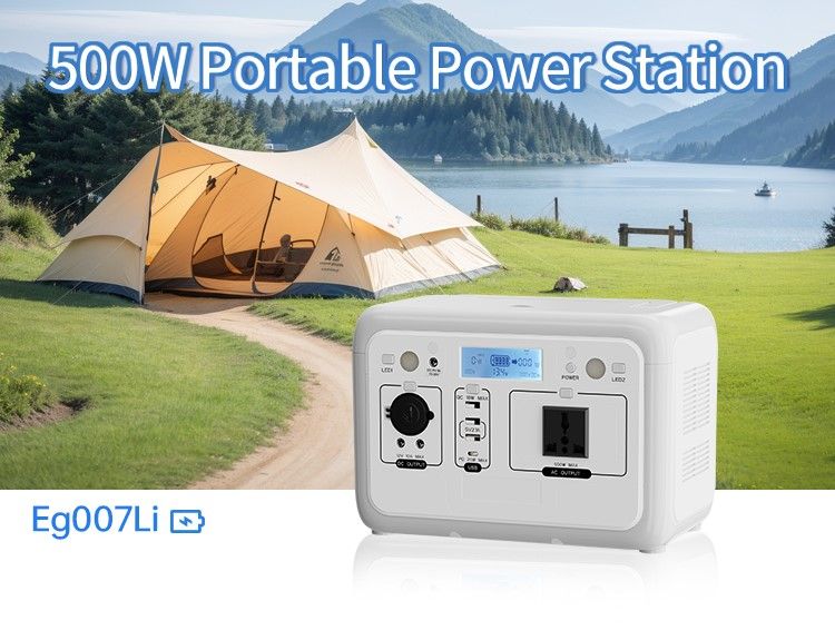 What are the uses of a 0.5 kWh portable power station?